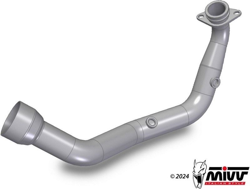 MIVV ミヴ キャタライザーレス中間パイプ 390 DUKE KTM エキゾーストパイプ マフラー