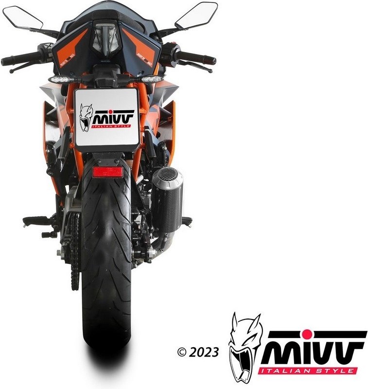 MIVV ミヴ MK3 SLIP-ON Muffler 125 DUKE 390 KTM フルエキゾーストマフラー マフラー｜ウェビック　店