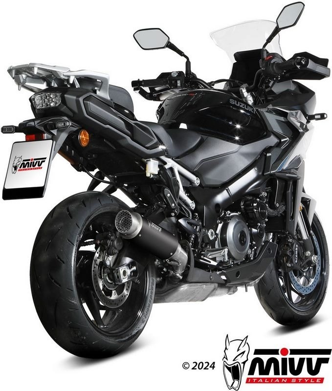 MIVV ミヴ GP PRO ブラックステンレススリップオンマフラー GSX-S 1000 GX SUZUKI スズキ スリップオンマフラー マフラー｜ウェビック　店