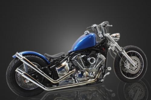Garage T&F ガレージ アップトランペットマフラー ドラッグスター1100 ドラッグスター1100クラシック YAMAHA ヤマハ フルエキゾーストマフラー マフラー