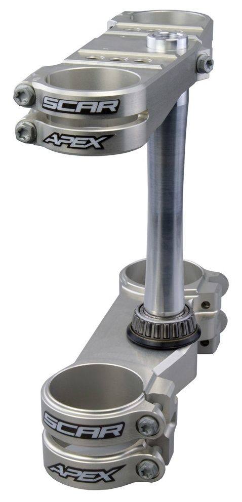 Scar Racing スカーレーシング トリプルツリー APEX XX125 XX250 YZ125 YZ125X YZ250 YZ250X FANTIC ファンティック YAMAHA ヤマハ トリプルツリー・ステム・アンダーブラケット ハンドル|ウェビック 店