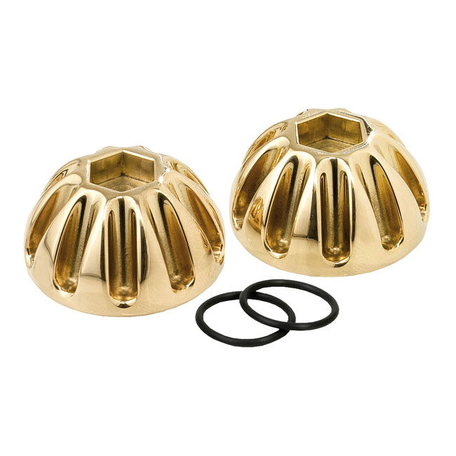 KUSTOM TECH カスタムテック フィン ナックルロカーシャフトキャップ【FINNED KNUCKLE ROCKER SHAFT CAPS】 36-47 KNUCKLEHEADNU HARLEY-DAVIDSON ハーレーダビッドソン その他エンジンカバー エンジンパーツ エンジン