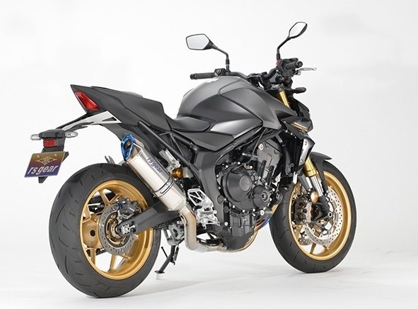 r’s gear アールズギア GP SPEC フルエキゾースト マフラー CB1000 HORNET SP HONDA ホンダ フルエキゾーストマフラー サイレンサー：チタンポリッシュ