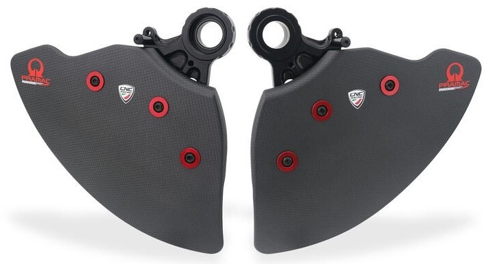 CNC Racing シーエヌシーレーシング GPダクト EVO - フロントブレーキ冷却システム カーボングロス プラマックレーシング エアスクープ・エアダクト 外装