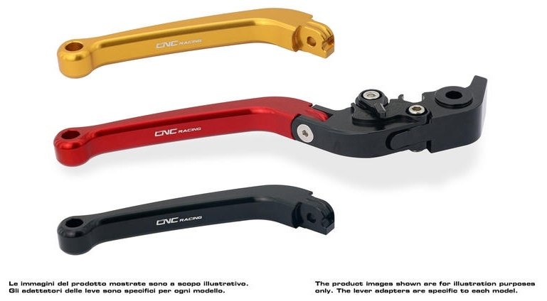 CNC Racing シーエヌシーレーシング ブレーキレバー 長折りたたみ型 180mm ハンドル周辺パーツ ハンドル