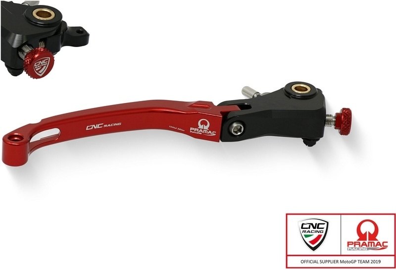 CNC Racing シーエヌシーレーシング Brake lever Race - folding Pramac Limited Edition BRUTALE 800RR F3 675 800 ROSSO SUPERVELOCE MV AGUSTA アグスタ ブレーキレバー ハンドル周辺パーツ ハンドル