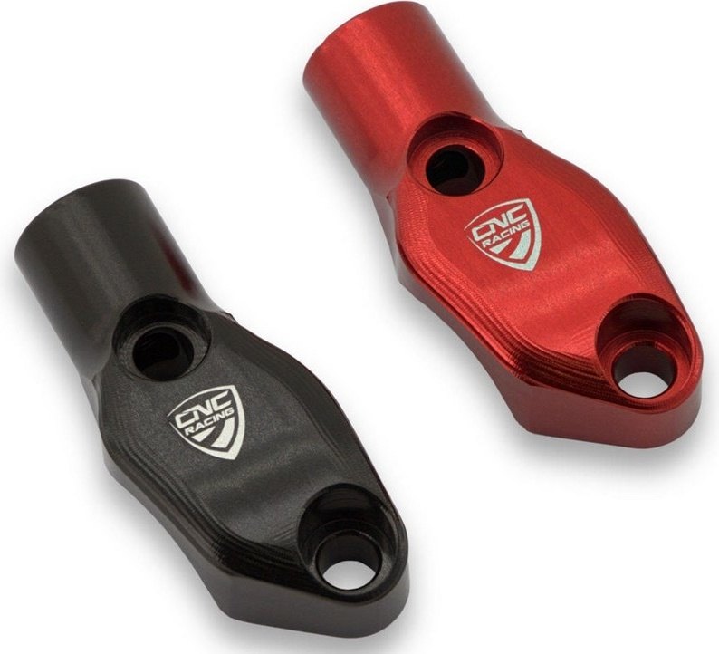CNC Racing シーエヌシーレーシング Brembo billet and forged brake master cylinder clamp with Mirror Mount thread M8 LH その他ブレーキマスターシリンダーオプション・補修部品 ブレーキ