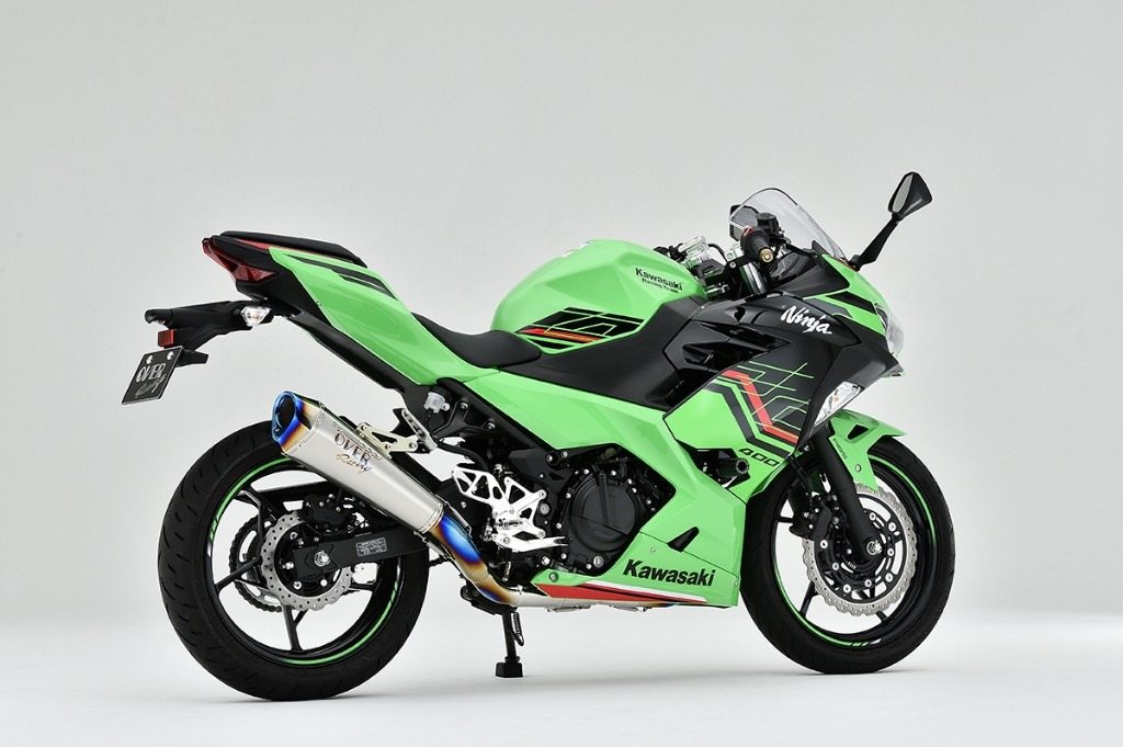 OVER オーヴァー TT-Formula RS＋PRO フルチタン 2-1 Ninja400 KAWASAKI カワサキ フルエキゾーストマフラー マフラー