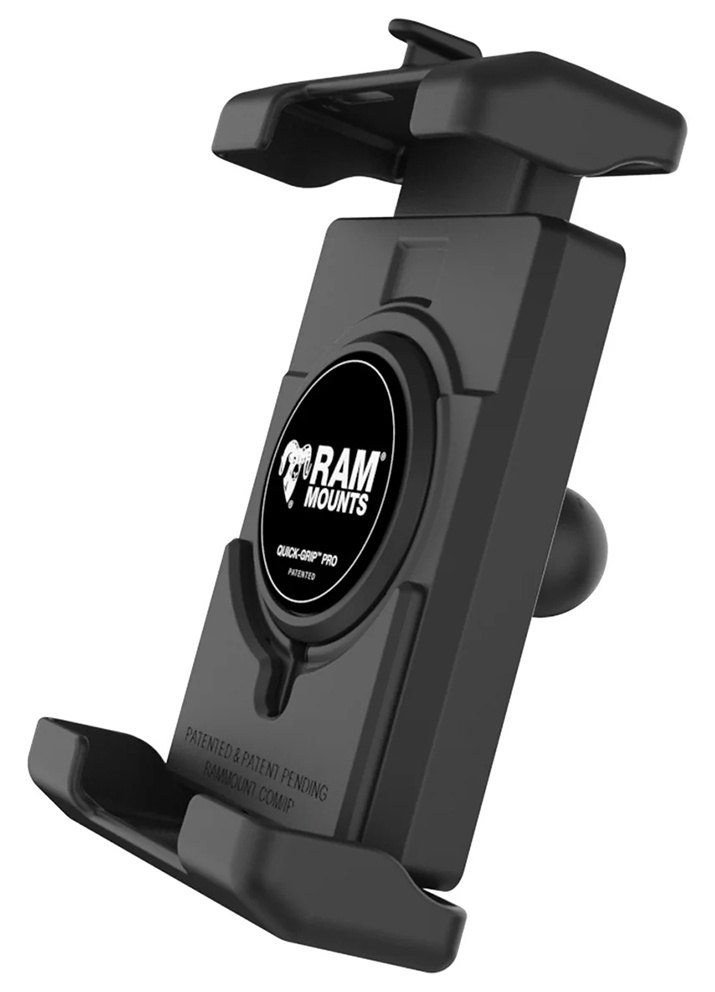 RAM MOUNTS ラムマウント クイックグリッププロ クレイドルホルダー(L) スマートフォンホルダー・スマートフォンマウント 電子機器類｜ウェビック　店