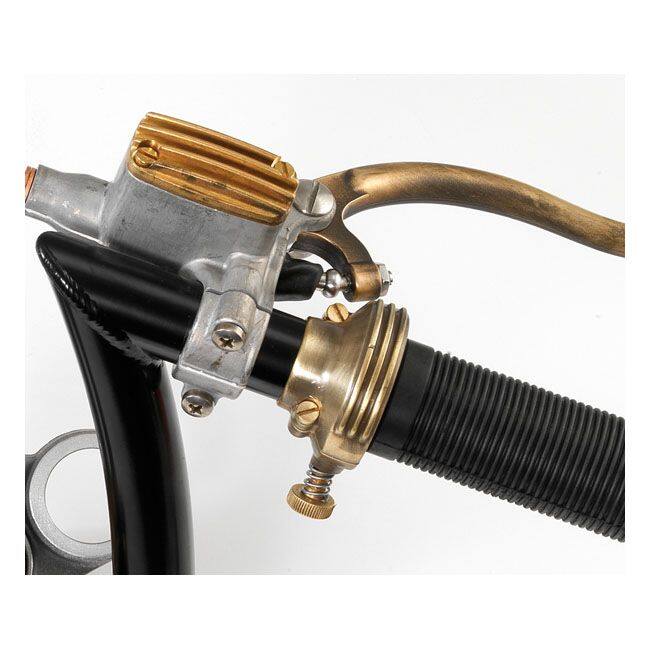 KUSTOM TECH カスタムテック デラックス エクスターナル スロットルハウジング【DELUXE EXTERNAL THROTTLE HOUSING】 スロットルホルダー ハンドル