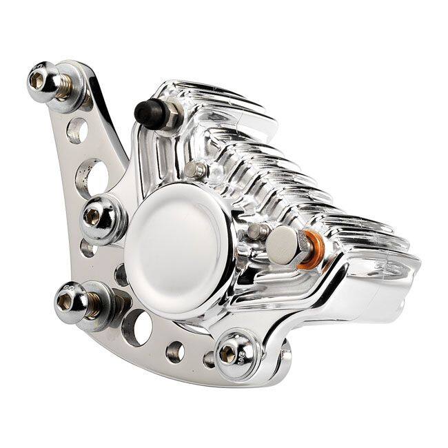 KUSTOM TECH カスタムテック SUPER FRENI キャリパーブラケット【SUPER CALIPER BRACKET】 84-99 H-D MODELS WITH SHOWA FORK HARLEY-DAVIDSON ハーレーダビッドソン キャリパーサポート・ブラケット ブレーキ