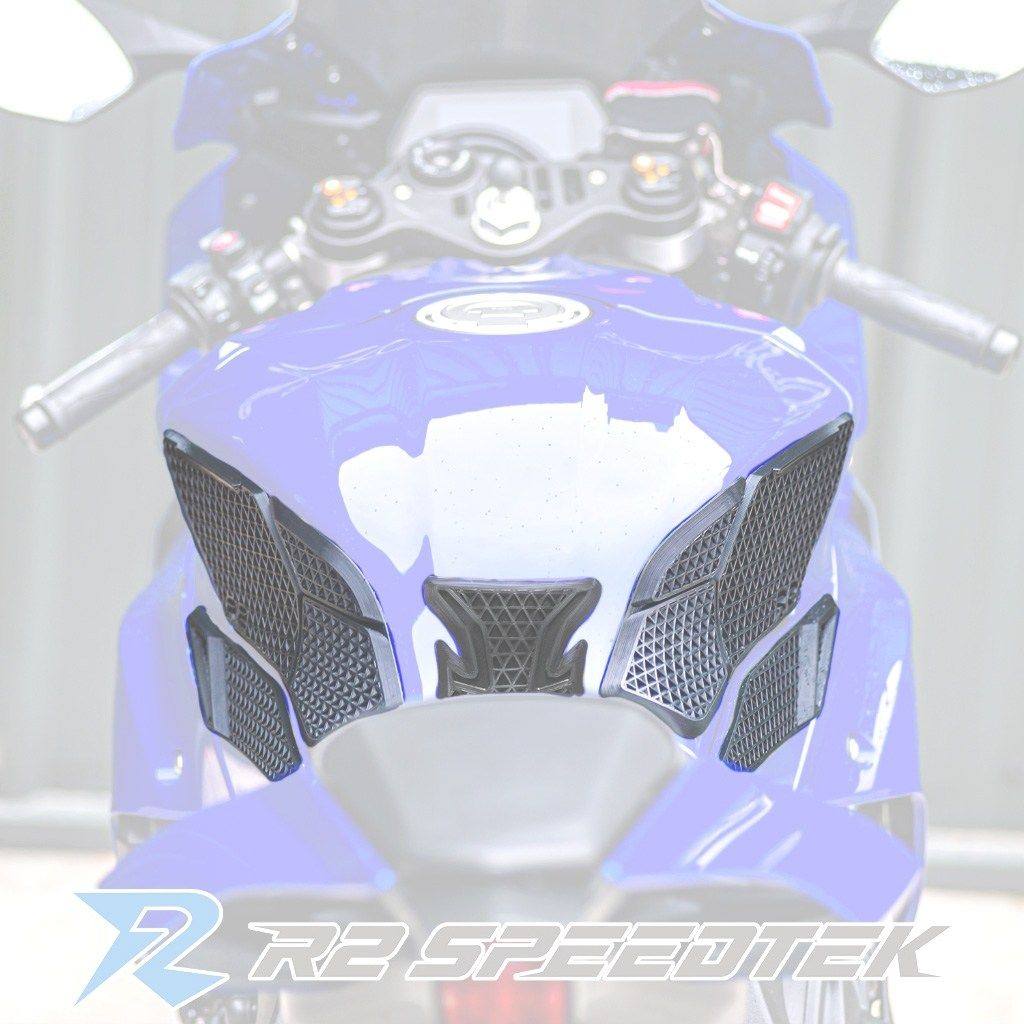 R2 SpeedTek アールツースピードテック TP 3D WOVEN タンクパッド YZF-R1 (15-) YAMAHA ヤマハ ニーグリップパッド タンク関連 外装