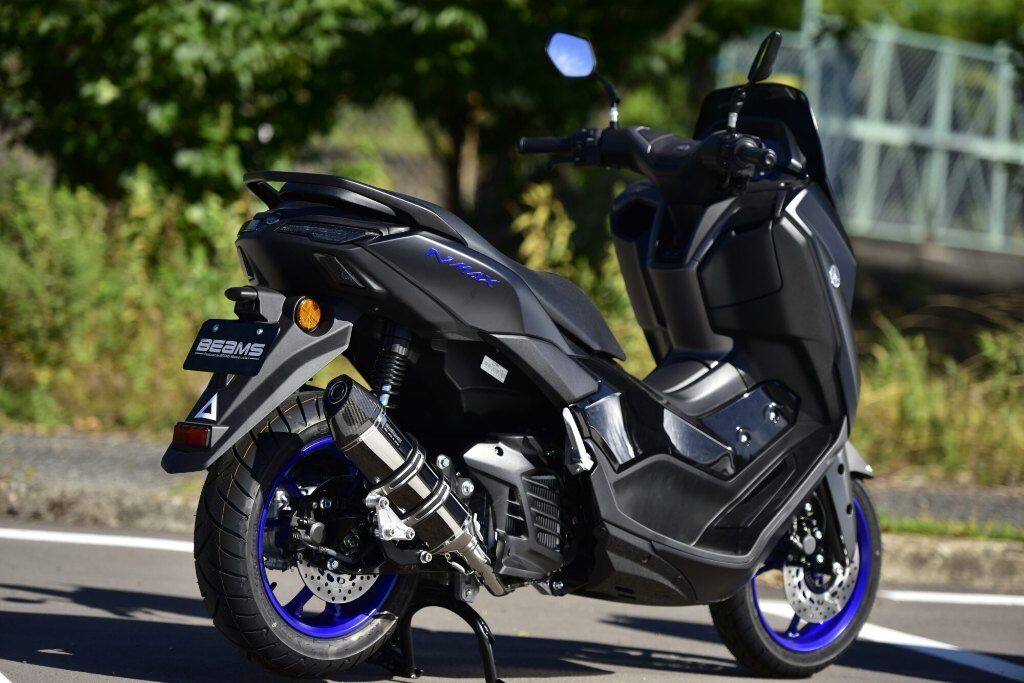 BEAMS ビームス CORSA-EVOII 政府認証 N-MAX125 YAMAHA ヤマハ フルエキゾーストマフラー マフラー サイレンサータイプ：SMB／重量：3.3kg【純正4.95kg】｜ウェビック　店