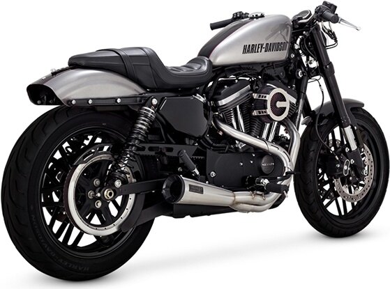VANCE&HINES バンス&ハインズ Stainless 2-1 Upsweep ステンレス2-1 アップスウィープ マフラー スポーツスターファミリー HARLEY-DAVIDSON ハーレーダビッドソン フルエキゾーストマフラー