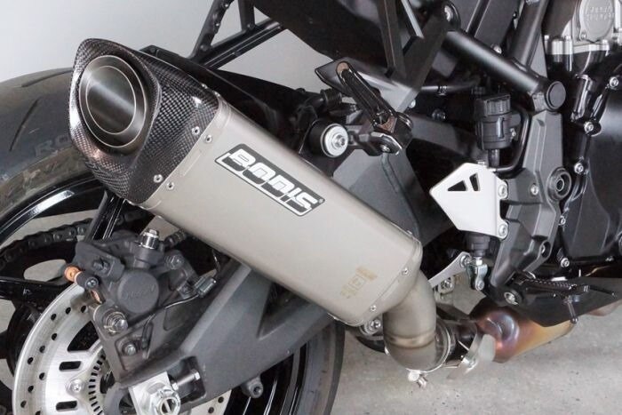 BODIS ボディス スリップオンマフラー V4-M-CA,Full-Titan,Catalyzer:Original,EU Homologated Z H2 KAWASAKI カワサキ マフラー|ウェビック 店
