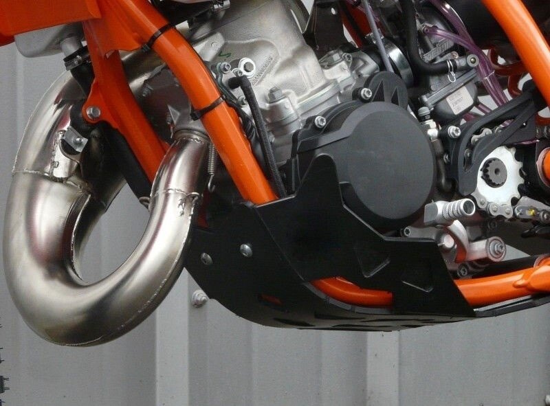 MECASYSTEM メカシステム Sabot KTM EXC 125 AM Polyethylene 2012-2016／2013-2014 Husaberg TE 125EXC アンダーガード・スキッドプレート フレーム