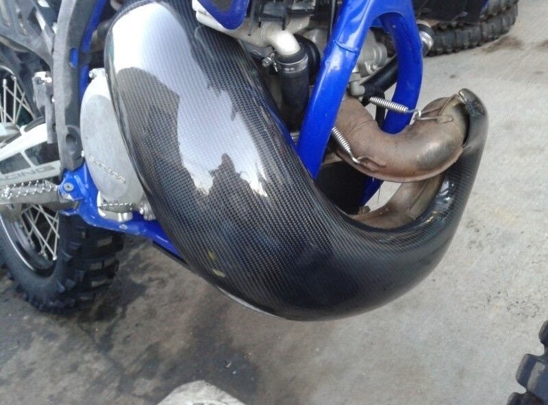 MECASYSTEM メカシステム Protects Pot Carbon SHERCO SE 300 AM 2014-2020／2015-2020 250 マフラーガード・ヒートガード マフラー