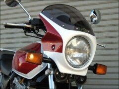 CHIC DESIGN シックデザイン ロードコメット CB1000スーパーフォアビッグワン HONDA ホンダ ビキニカウル カウル関連 外装 スクリーンカラー:クリア / カラー:Pフェイドレスホワイト/Cブレイジングレッド|ウェビック 店