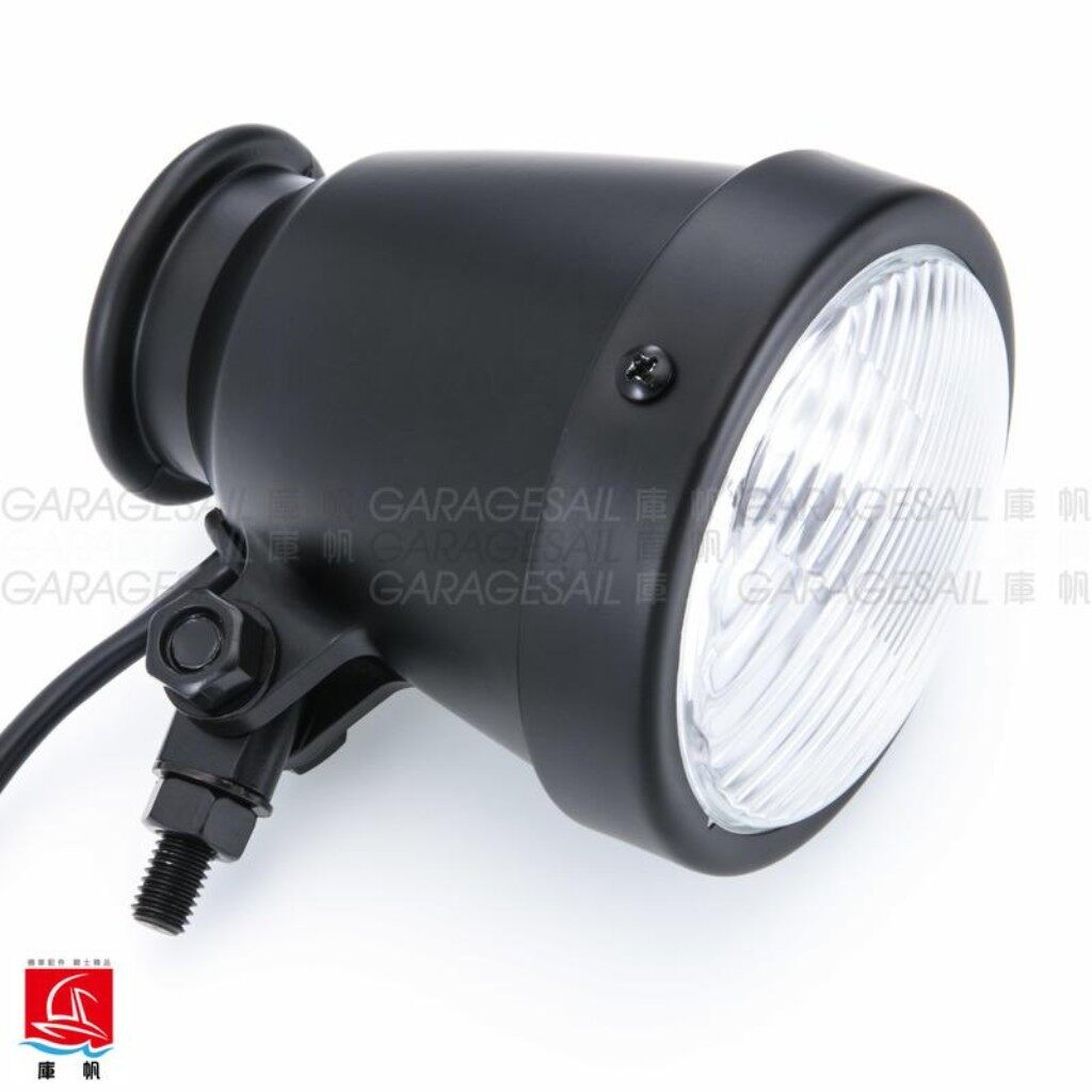 GarageSaiL ガレージセイル 4' Headlight ヘッドライト 灯火類 電装系 カラー:Silver shell Silver frame|ウェビック 店