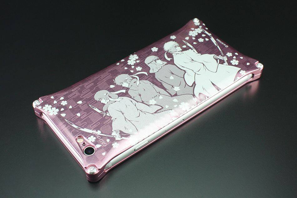 GILD design ギルドデザイン 銀魂 iPhone6／6sケース スマートフォンケース 電子機器類 タイプ：攘夷志士 (ピンク)画像