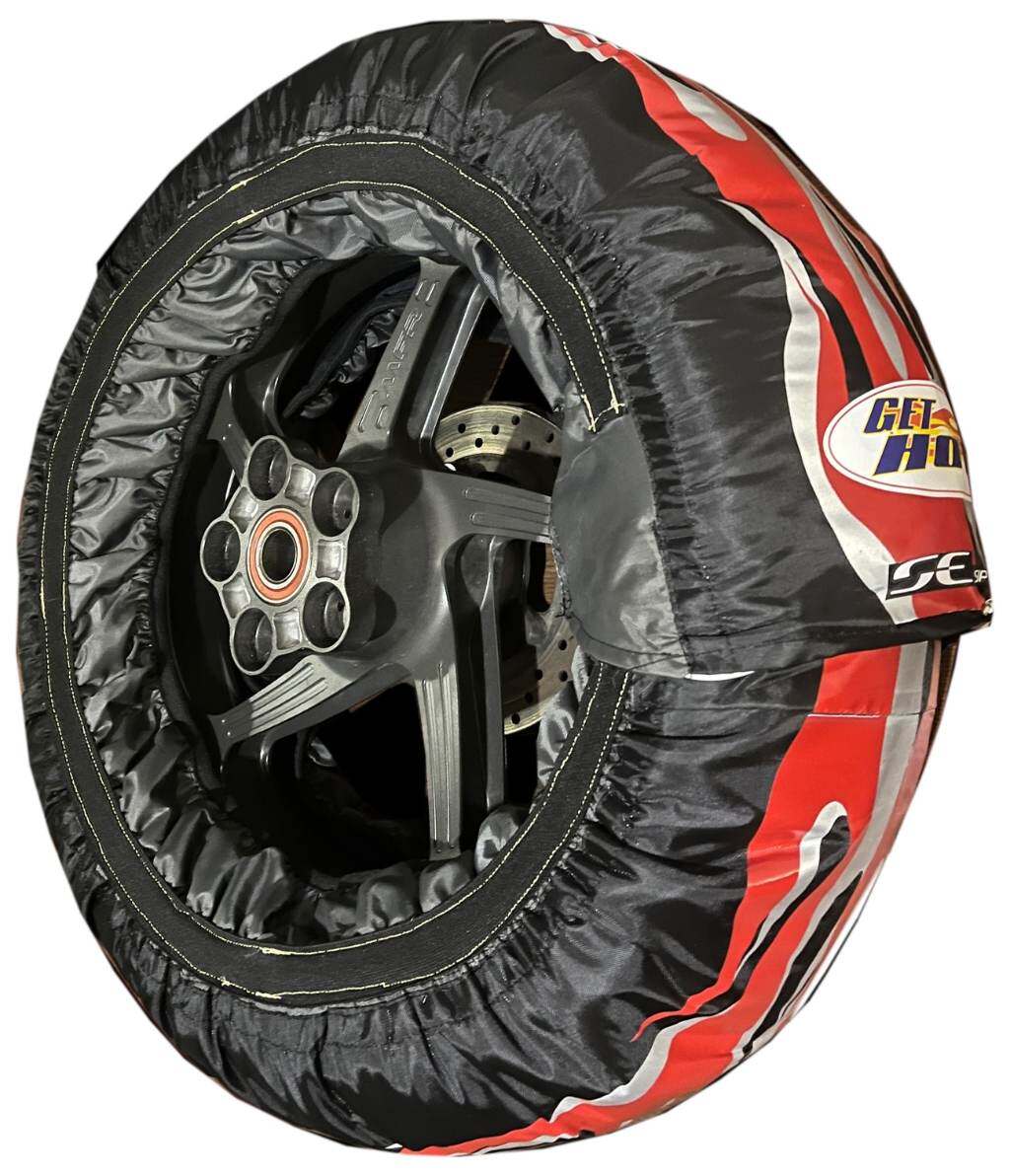 GET HOT ゲットホット タイヤウォーマー SUPEREVOLUTION JP250サイズ【SE-JP250】 CBR250RR SPADA NINJA250 RC390 フロント110・リア140-160 YZF R25 HONDA ホンダ KAWASAKI カワサキ KTM YAMAHA ヤマハ その他タイヤ関連用品 温度計：あり / NEON：TYPE-2