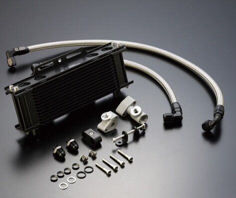 ACTIVE アクティブ ストレートオイルクーラーキット Z1000MKII Z1 Z2 Z750FX-I KAWASAKI カワサキ オイルクーラー 冷却関連 エンジン