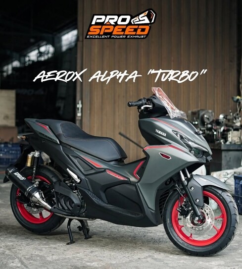 PROSPEED プロスピード Full System Exhaust Black Series Aerox Alpha Turbo YAMAHA ヤマハ フルエキゾーストマフラー マフラー
