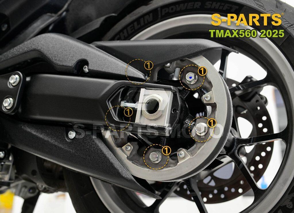 S-PARTS エスパーツ リアプーリー取付ボルト TMAX560 YAMAHA ヤマハ その他汎用外装部品・ドレスアップパーツ 外装