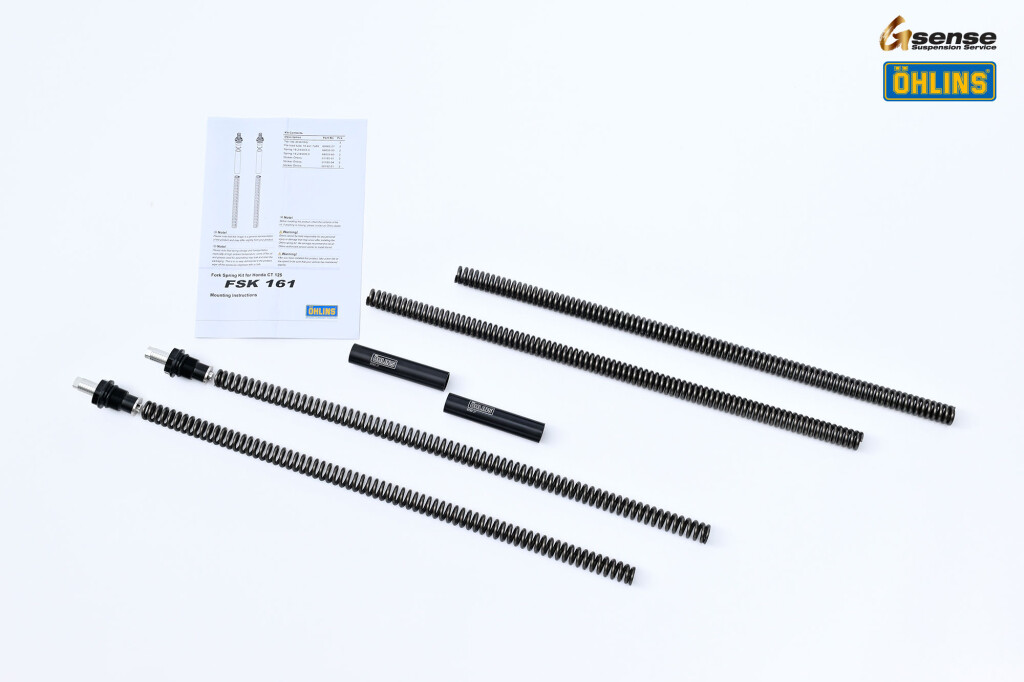 OHLINS オーリンズ フロントフォークトップキャップ＆スプリングキット CT125ハンターカブ HONDA ホンダ フォークスプリング サスペンション 足回り｜ウェビック　店