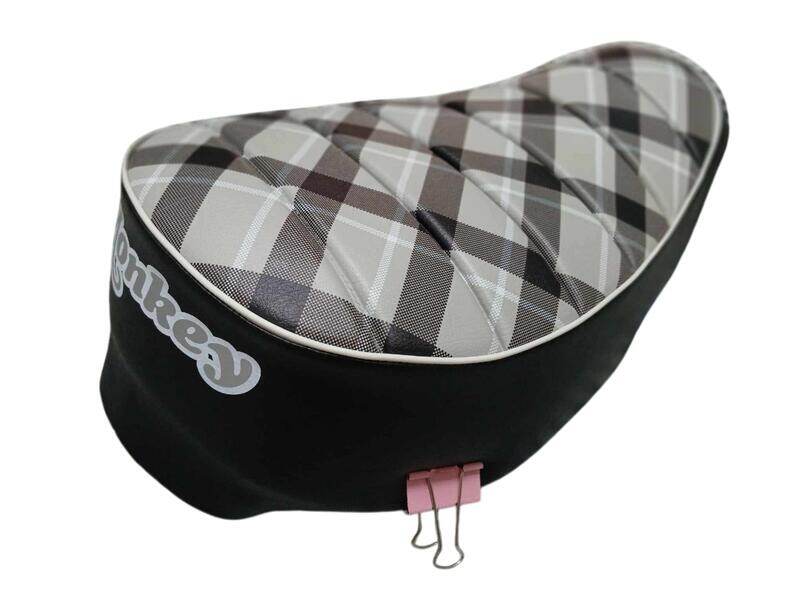 ThaiMinimoto タイミニモト Seat cover for Honda Monkey Z125 Plaid White 125 HONDA ホンダ シートカバー シート関連 外装