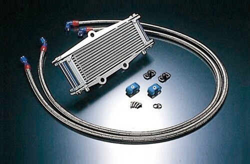 ACTIVE アクティブ オイルクーラーキット (サイド廻し) ストレート ZEPHYR750RS ZEPHYR750 KAWASAKI カワサキ オイルクーラー 冷却関連 エンジン