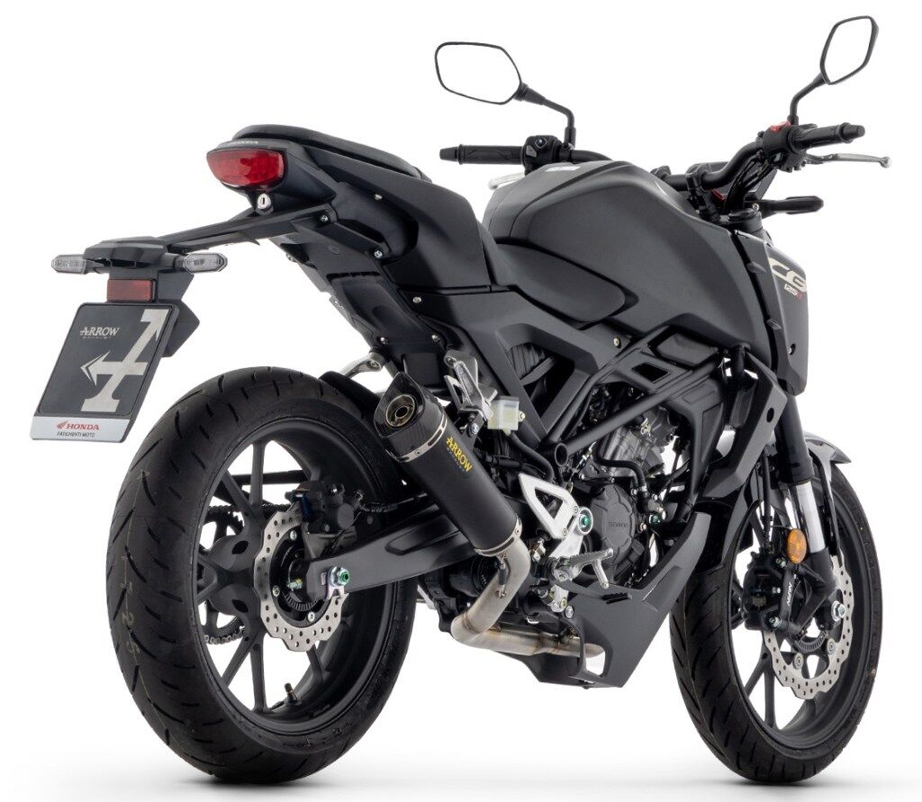 ARROW アロー フルエキゾースト レーシング X-Kone 'ダーク' サイレンサー付 CB 125 R HONDA ホンダ フルエキゾーストマフラー マフラー｜ウェビック　店 74,669円