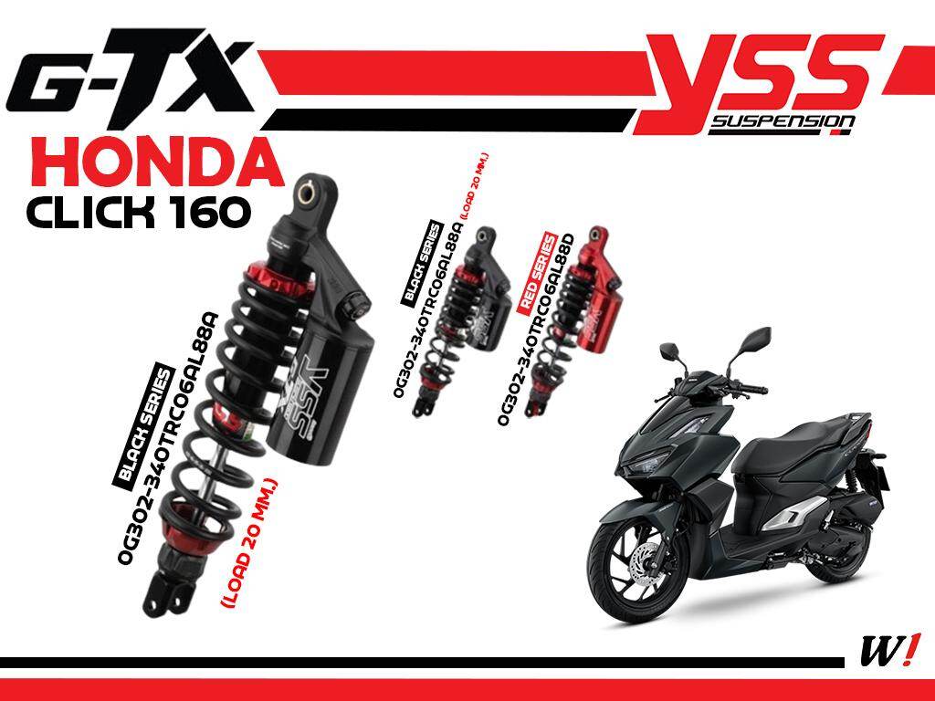 YSS Thailand ワイエスエスタイランド Rear Shock CLICK 160 HONDA ホンダ リアサスペンション サスペンション 足回り