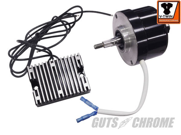 GUTS CHROME ガッツクローム 【V-TWIN】12Vジェネレーター 17アンペアオルタネーターコンバージョンキット オルタネーター・ジェネレーター 電装系 45,257円
