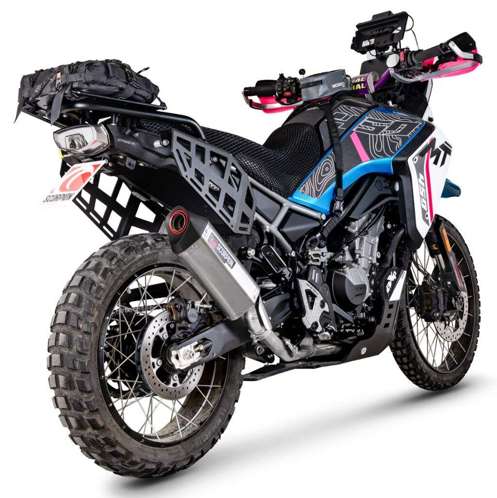 SCORPION スコーピオン セルケトパラレル スリップオンマフラー 450 MT CFMOTO マフラー タイプ：Brushed Stainless Steel Sleeve 42,739円