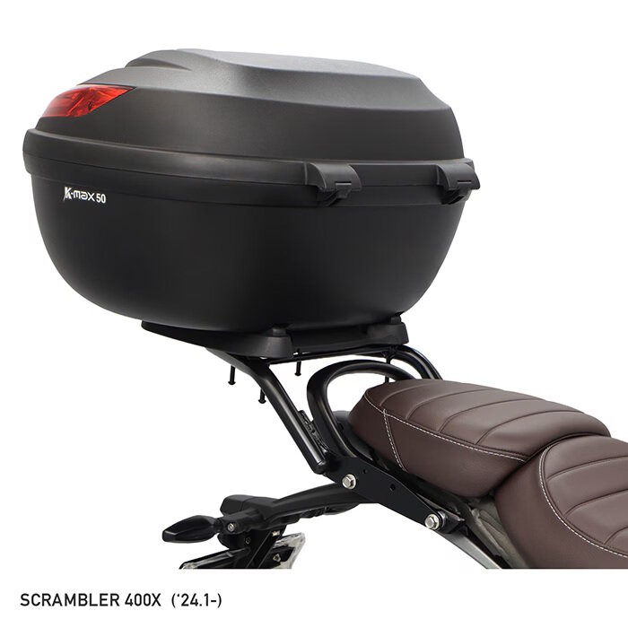 ENDURANCE エンデュランス リアキャリア+リアボックスセット SCRAMBLER 400X SPEED400 TRIUMPH トライアンフ トップケース・テールボックス 車体用バッグ・ケース|ウェビック 店