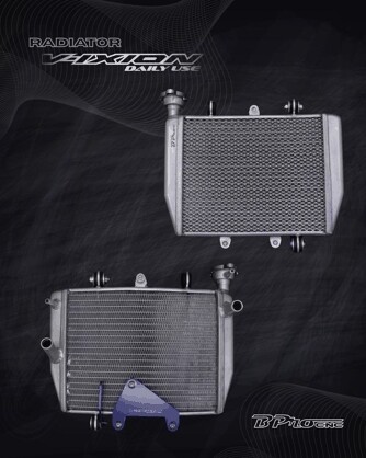 BPro Racing ビープロレーシング Daily Series Radiator Vixion YAMAHA ヤマハ ラジエーター 冷却関連 エンジン｜ウェビック　店