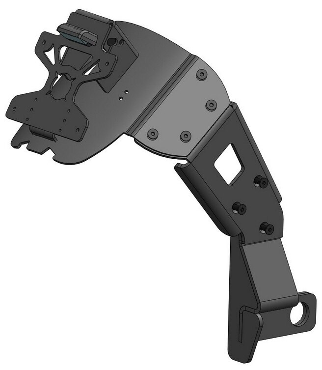 ACCESS DESIGN アクセスデザイン License Plate Holder And Mudguard ナンバープレートホルダー 外装|ウェビック 店