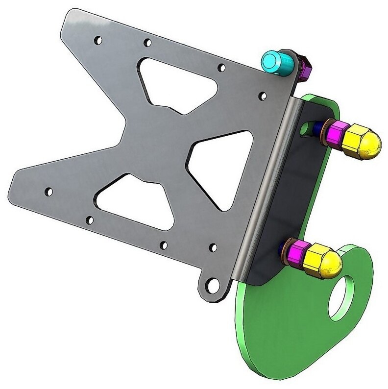ACCESS DESIGN アクセスデザイン Side Mount License Plate Bracket ナンバープレートホルダー 外装