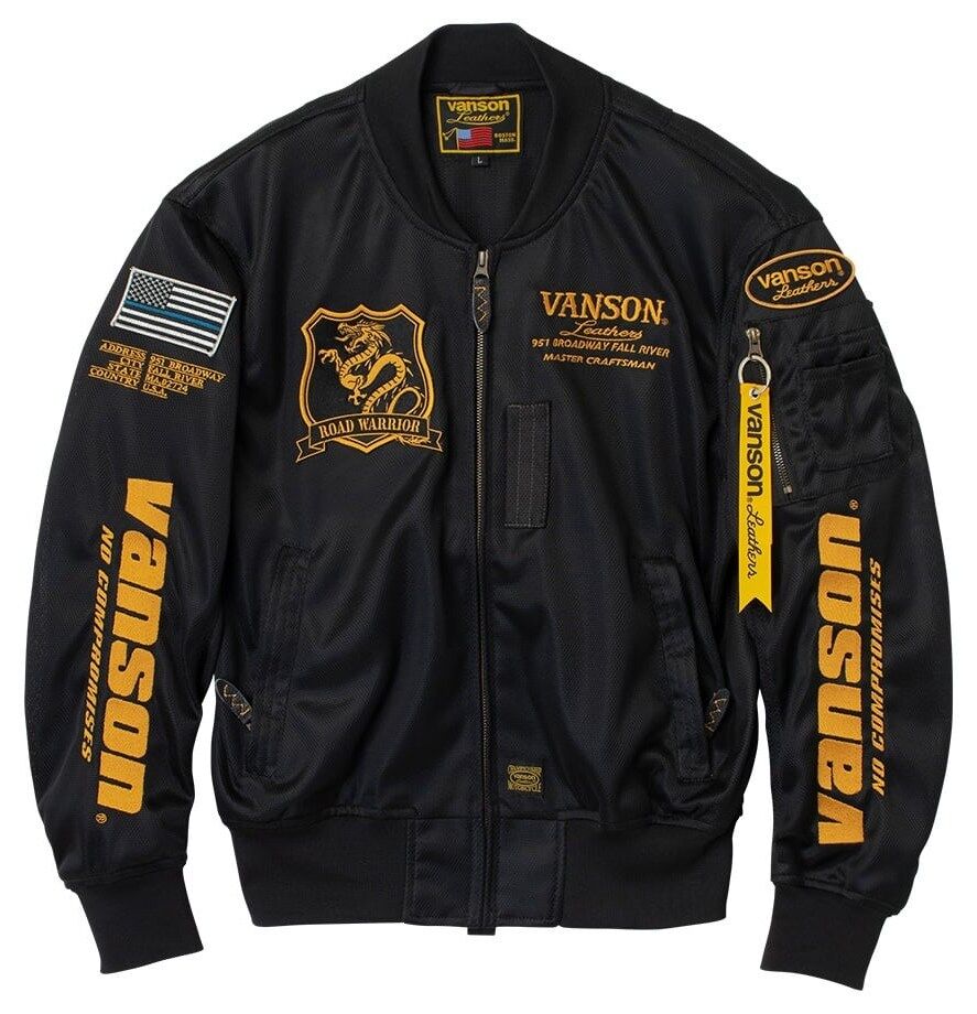 VANSON バンソン メッシュMA-1ジャケット メッシュジャケット ジャケット アパレル