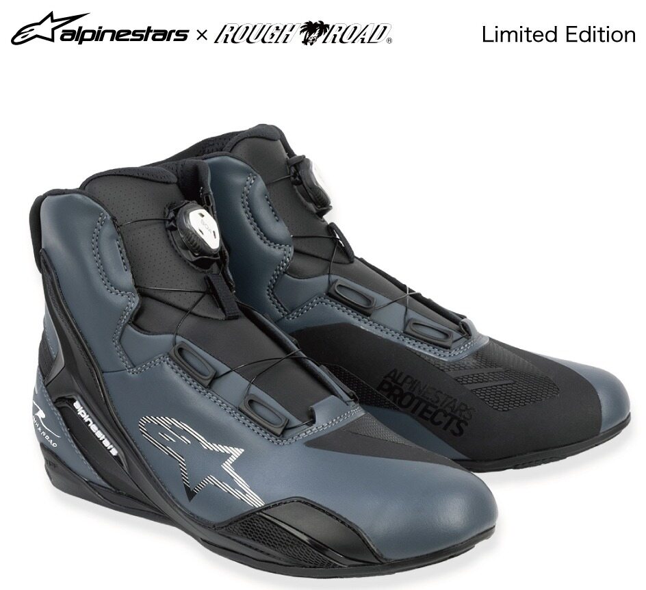 ROUGH＆ROAD ラフ＆ロード 【Alpinestars × ROUGH＆ROAD】FASTER-4 BOAシューズ Asia ライディングシューズ フットウェア