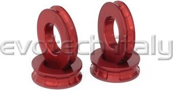 EVOTECH エボテック Brake Caliper Spacers Kit B_Dpzc_D22_D10_L5， Red キャリパーオフセットカラー ブレーキ