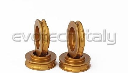 EVOTECH エボテック Brake Caliper Spacers Kit B_Dpzc_D22_D10_L5， Gold キャリパーオフセットカラー ブレーキ