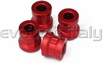 EVOTECH エボテック Brake Caliper Spacers Kit B_Dpzc_D22-20_D10_L18， Red キャリパーオフセットカラー ブレーキ