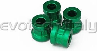 EVOTECH エボテック Brake Caliper Spacers Kit B_Dpzc_D22-20_D10_L18， Green キャリパーオフセットカラー ブレーキ