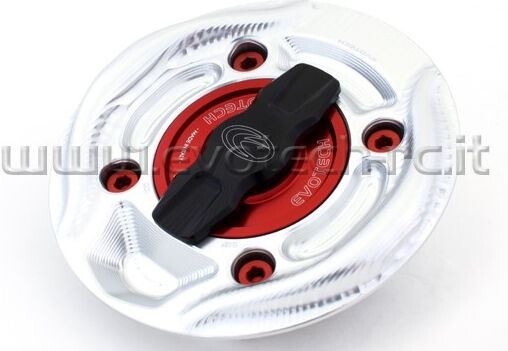EVOTECH エボテック Rapid Fuel Cap， Red ガソリンタンクキャップボルト タンク関連 外装