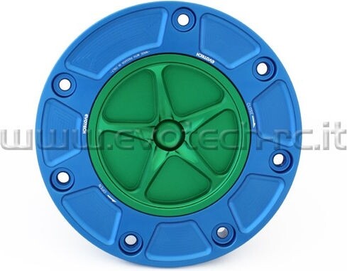 EVOTECH エボテック Fuel Cap， Green ガソリンタンクキャップボルト タンク関連 外装