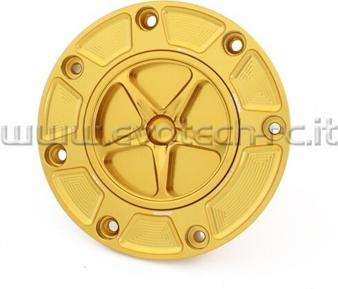 EVOTECH エボテック Fuel Cap， Gold ガソリンタンクキャップボルト タンク関連 外装
