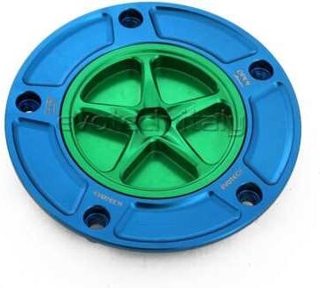 EVOTECH エボテック Fuel Cap, Green ガソリンタンクキャップボルト タンク関連 外装|ウェビック 店