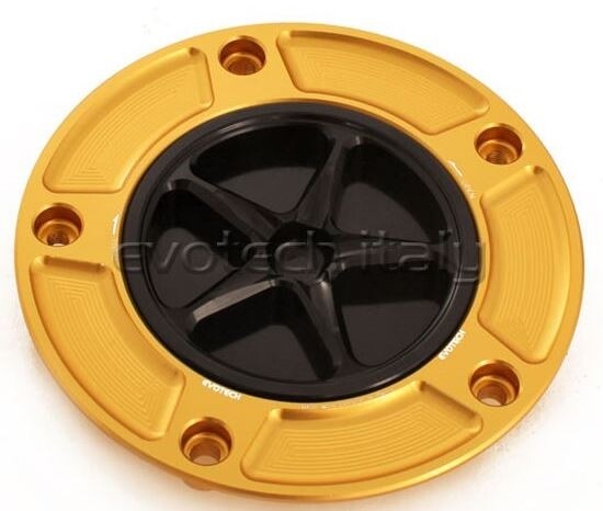 EVOTECH エボテック Fuel Cap, Black ガソリンタンクキャップボルト タンク関連 外装|ウェビック 店
